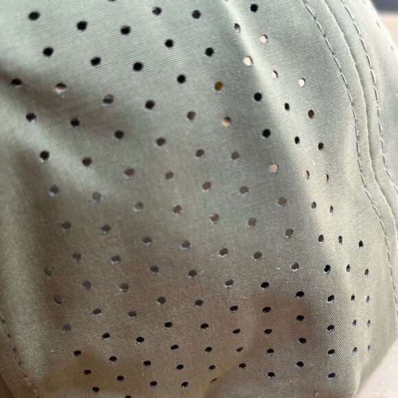 5 Panel High Profile Relaxed Perforated Performance Rope Hat - Picture 5 of 10